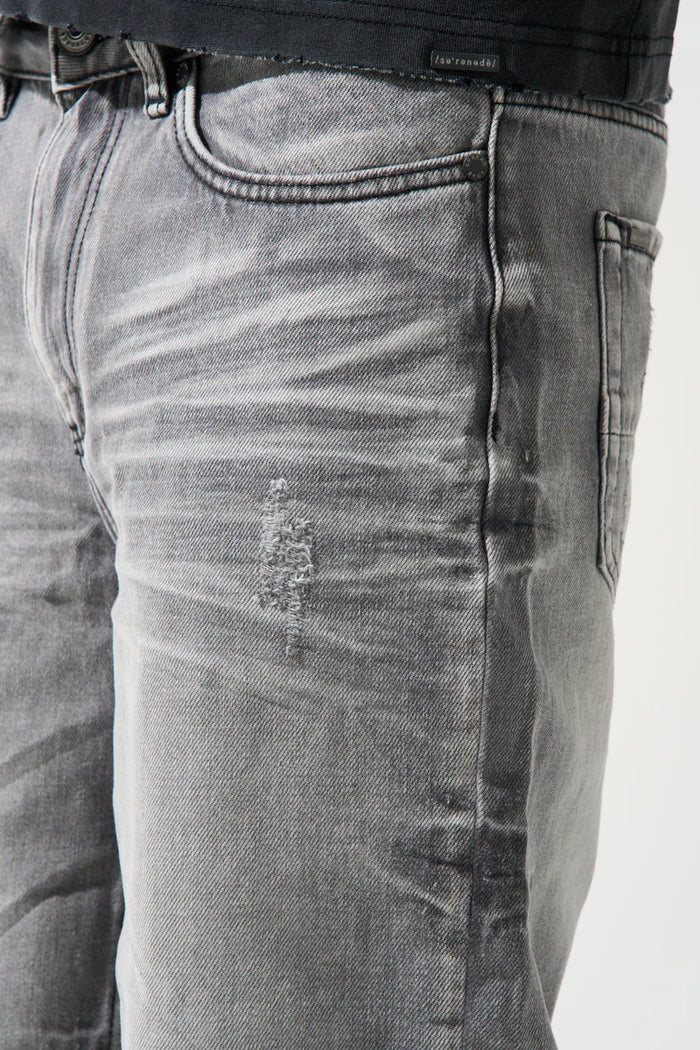 SERENEDE “TITAN” GREY DENIM SHORTS