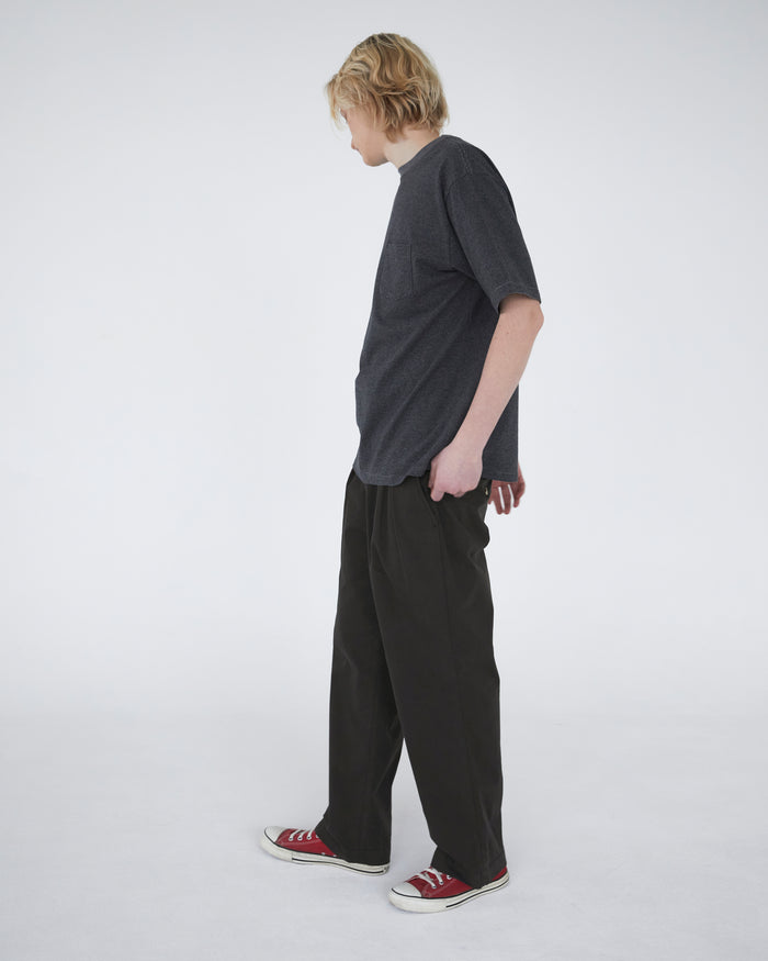 Slub Common Pant Faded Black