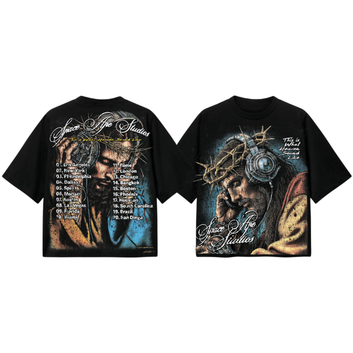 Space Ape Studio- Jesus Concert - Black