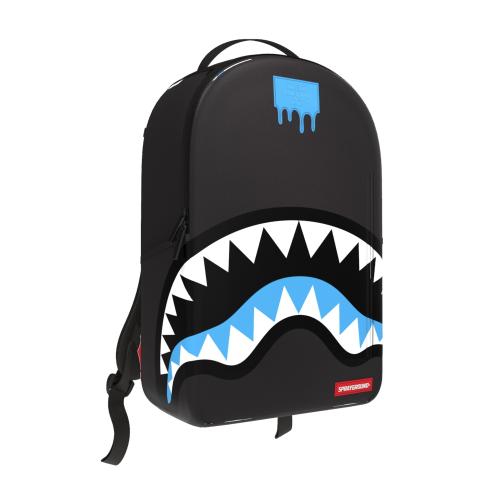 SPRAYGROUND B9637 SHARK CENTRAL LIGHT BLUE BACKPACK