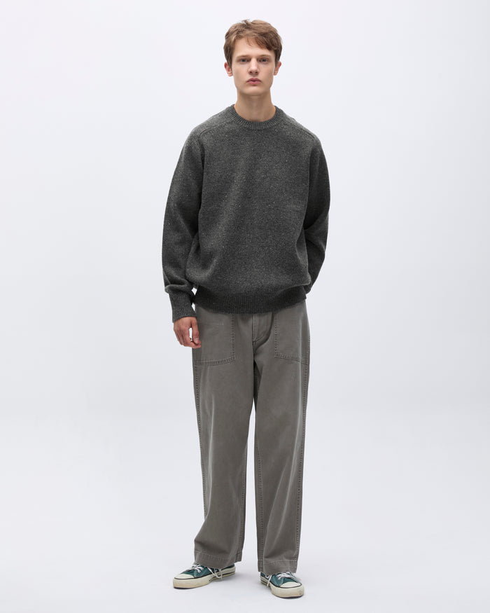 Stock Crewneck Sweater Charcoal