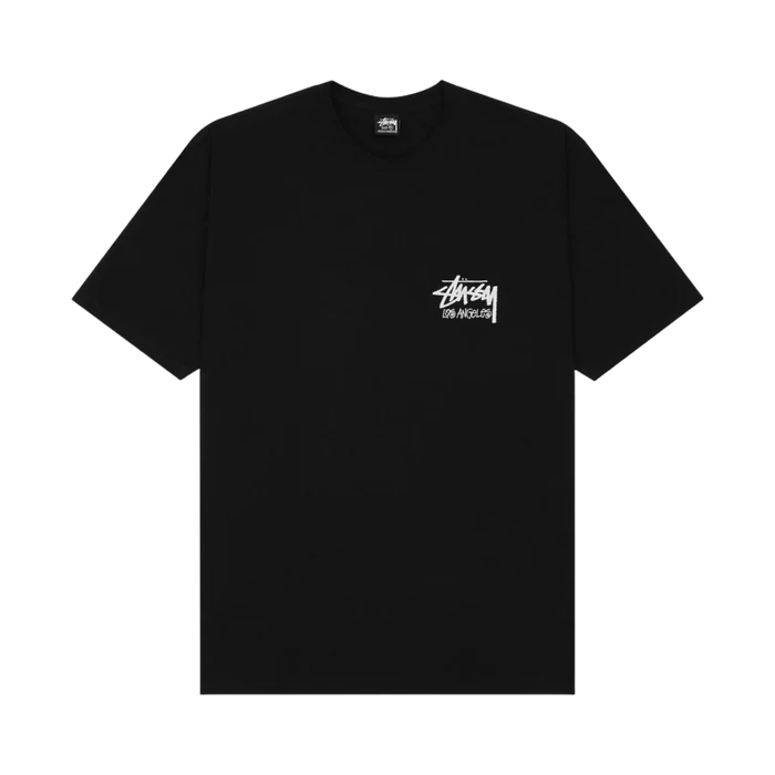 STUSSY LOS ANGELES TEE BLACK