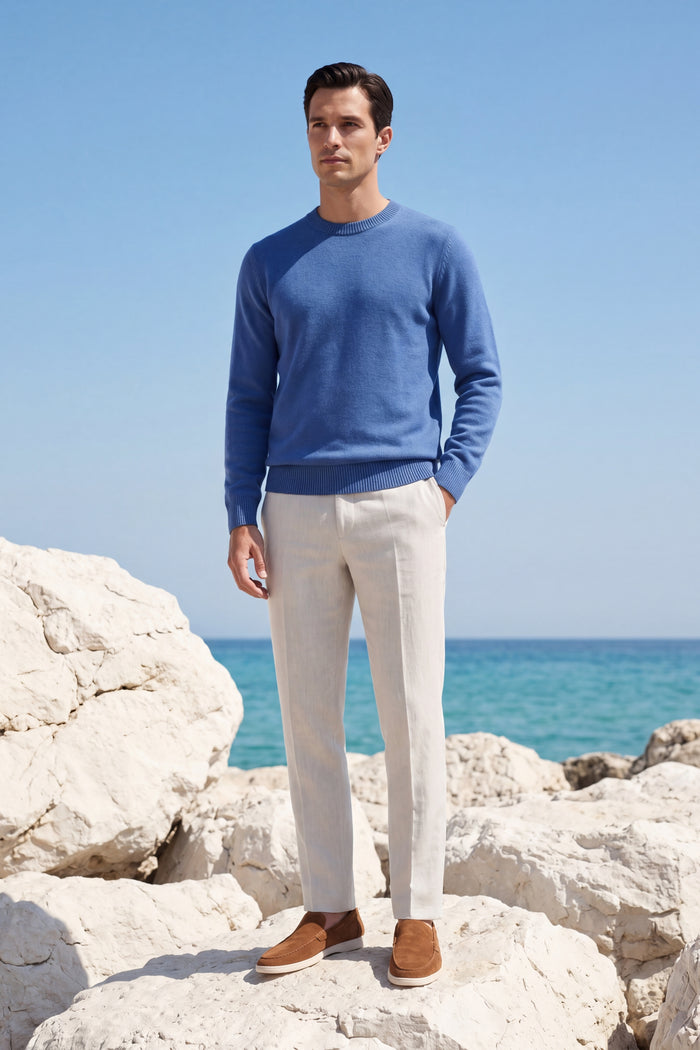 Taviani Cashmere Knit Blue