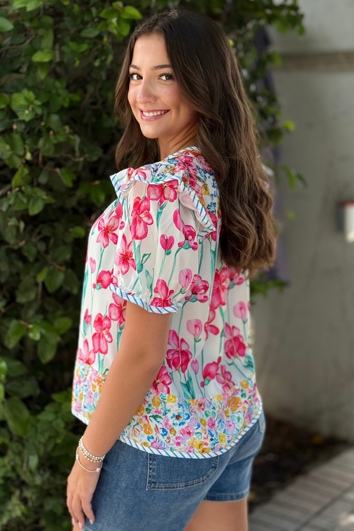 The Tulip Garden Blouse