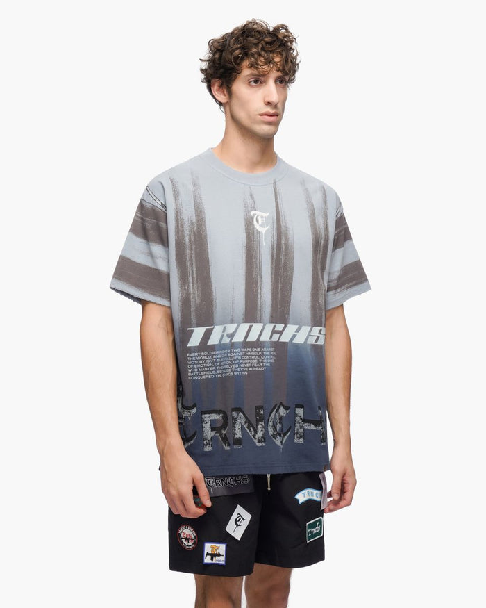TRNCHS Control-Blue-Tee