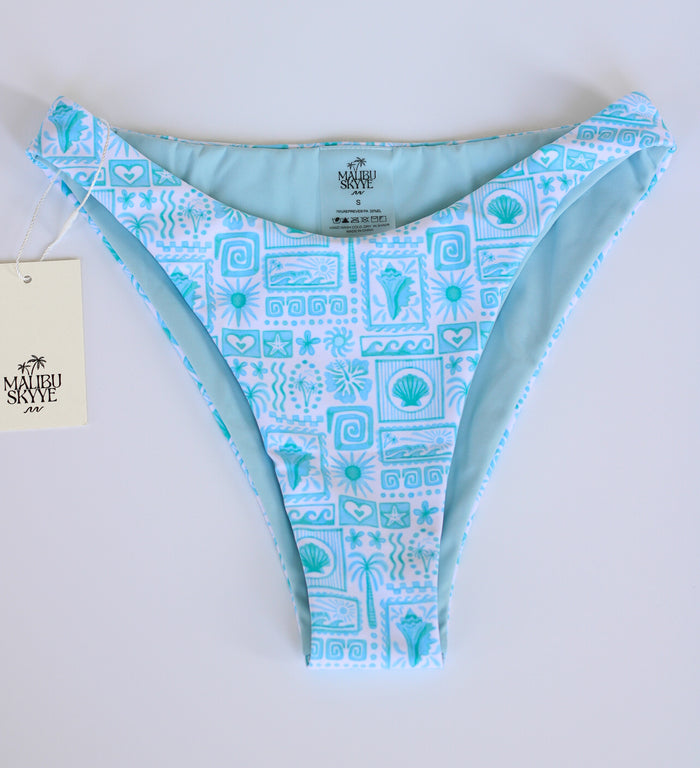 Tropic Reef Bikini - Aqua (BOTTOM)