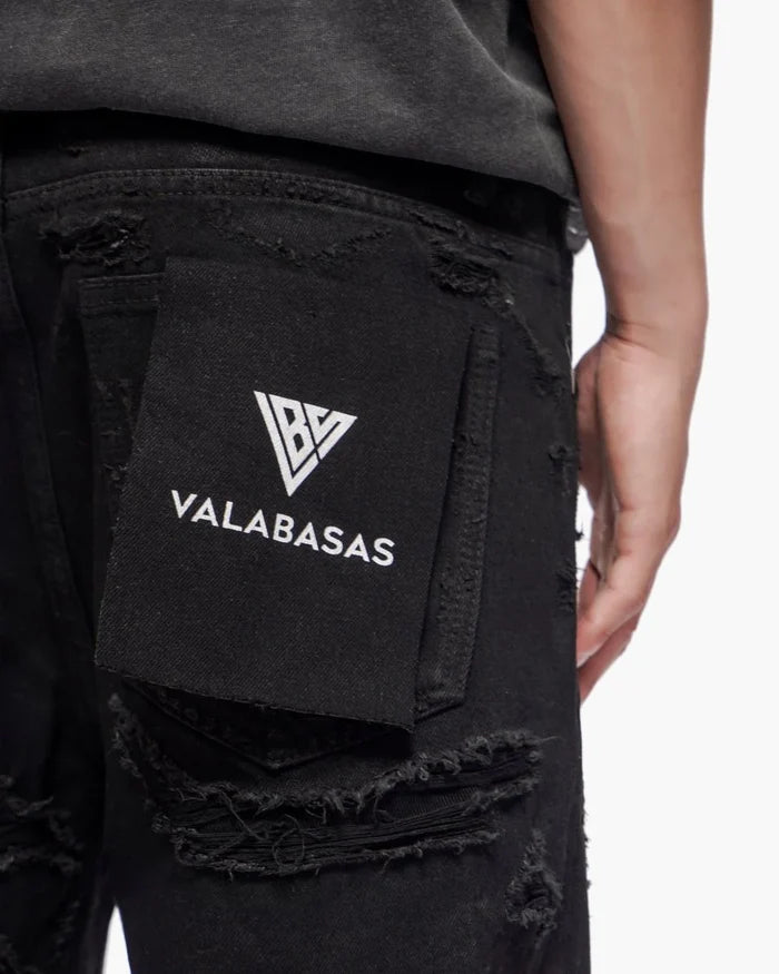 VALABASAS COMPASS SHORTS JET BLACK