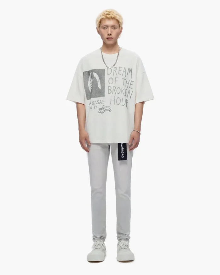 VALABASAS MR. FLEX SNOW GREY SKINNY JEANS
