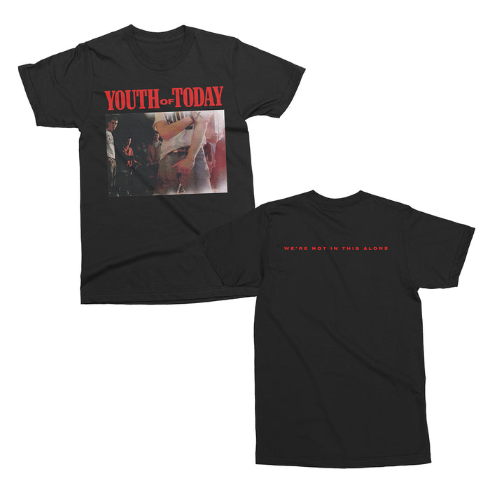 youth of today We're Not In This Alone - Black T-Shirt