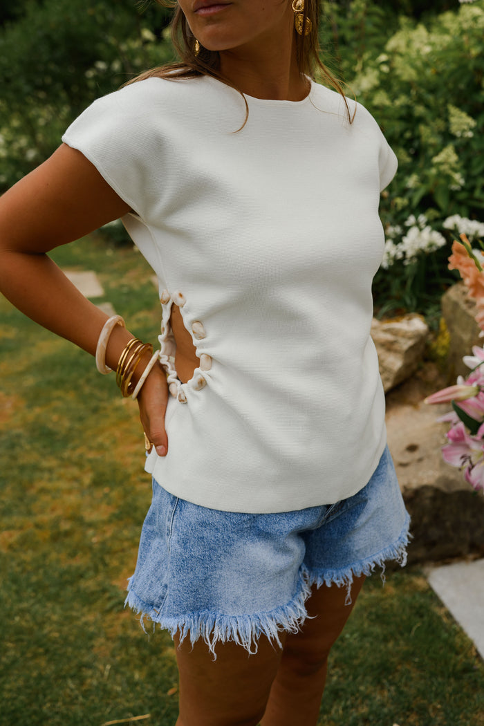 White Maxine T-shirt