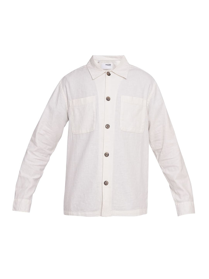 White Organic Cotton Shacket