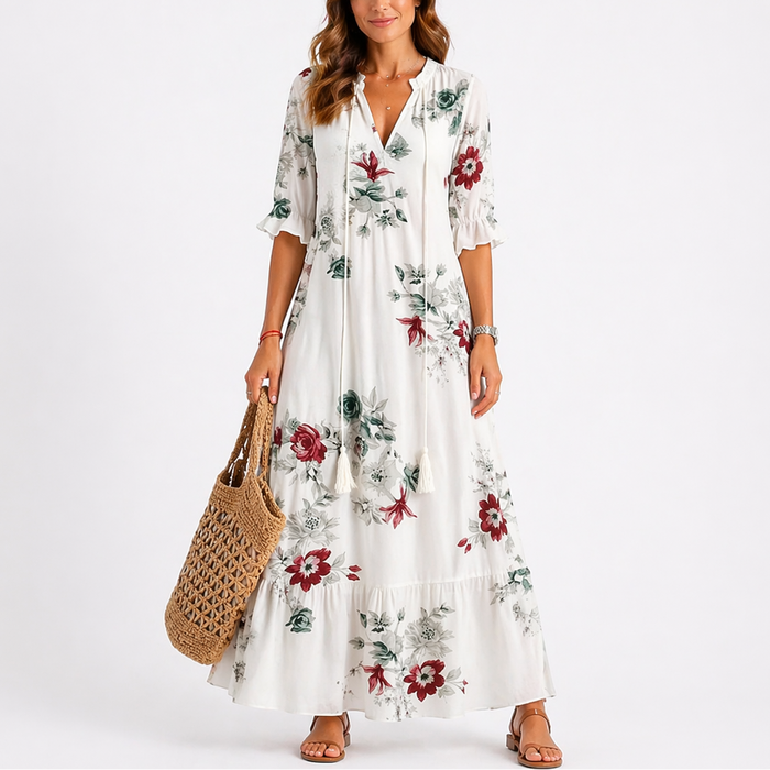 Women’s Summer Floral Midi Dress