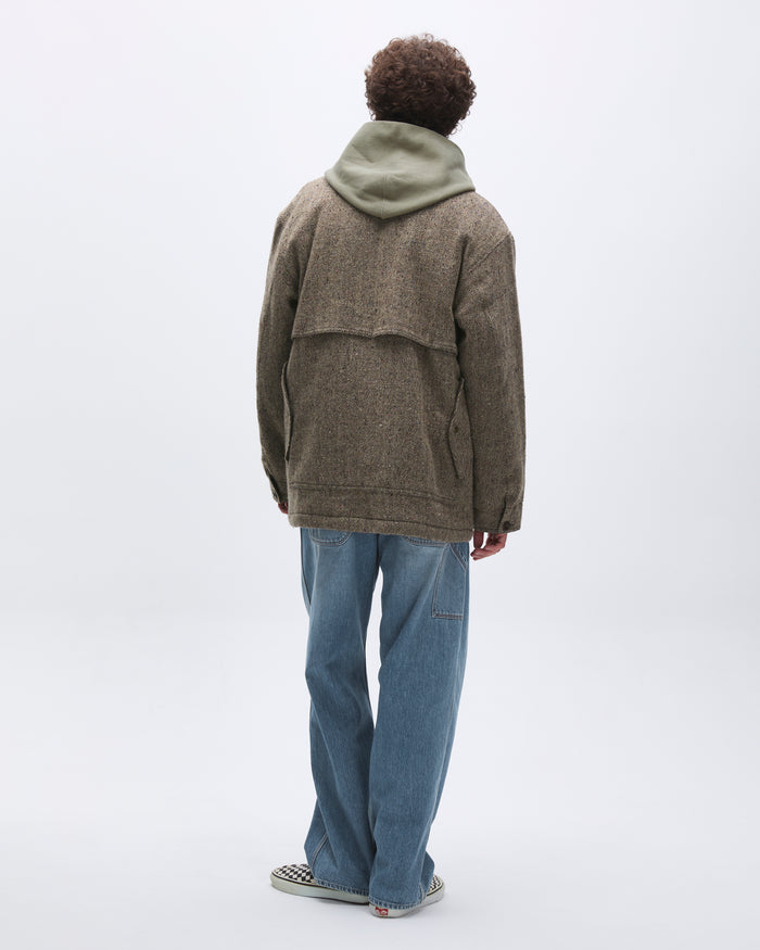 Wool Timber Jacket Brown