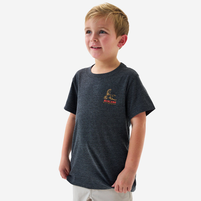 Youth Short Sleeve Tee - Duck Wild - Heather Black