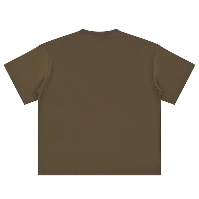 21Dripzz Essential Oversized Tee – Brown