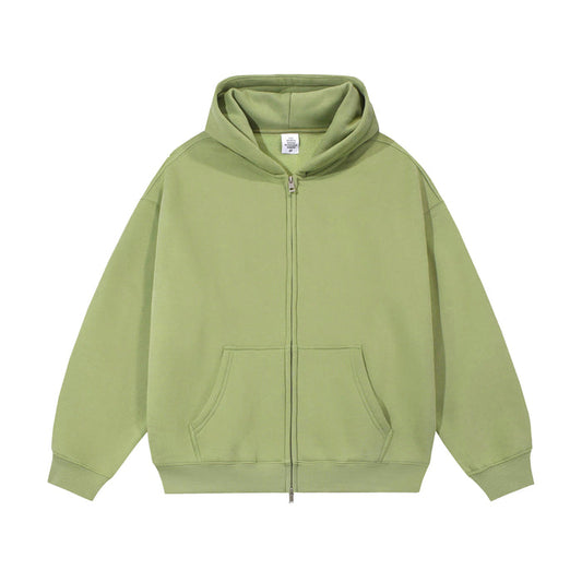 21Dripzz Essential Zip Hoodie - Apple Green