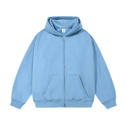 21Dripzz Essential Zip Hoodie - Baby Blue