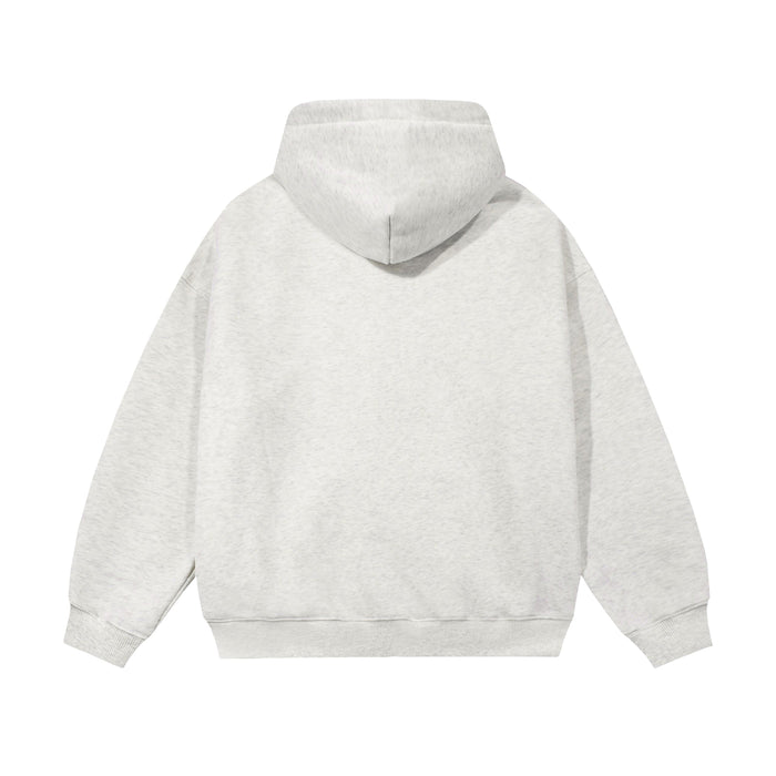 21Dripzz Essential Zip Hoodie - Light Grey