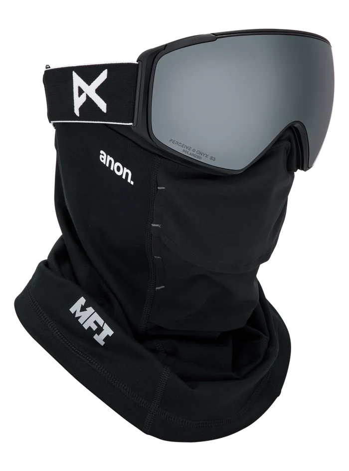 Product image of Anon M4S Goggles (Toric) + Polarized Perceive Lens[Variant:Frame: Black, Lens: Perceive Sunny Polarized Onyx (10% / S3), Spare Lens: Perceive Variable Violet (34% / S2)]