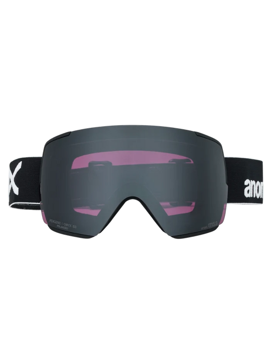 Product image of Anon M5S Goggles + Polarized Perceive Lens[Variant:Frame: Black, Lens: Perceive Sunny Polarized Onyx (10% / S3), Spare Lens: Perceive Variable Violet (34% / S2)]