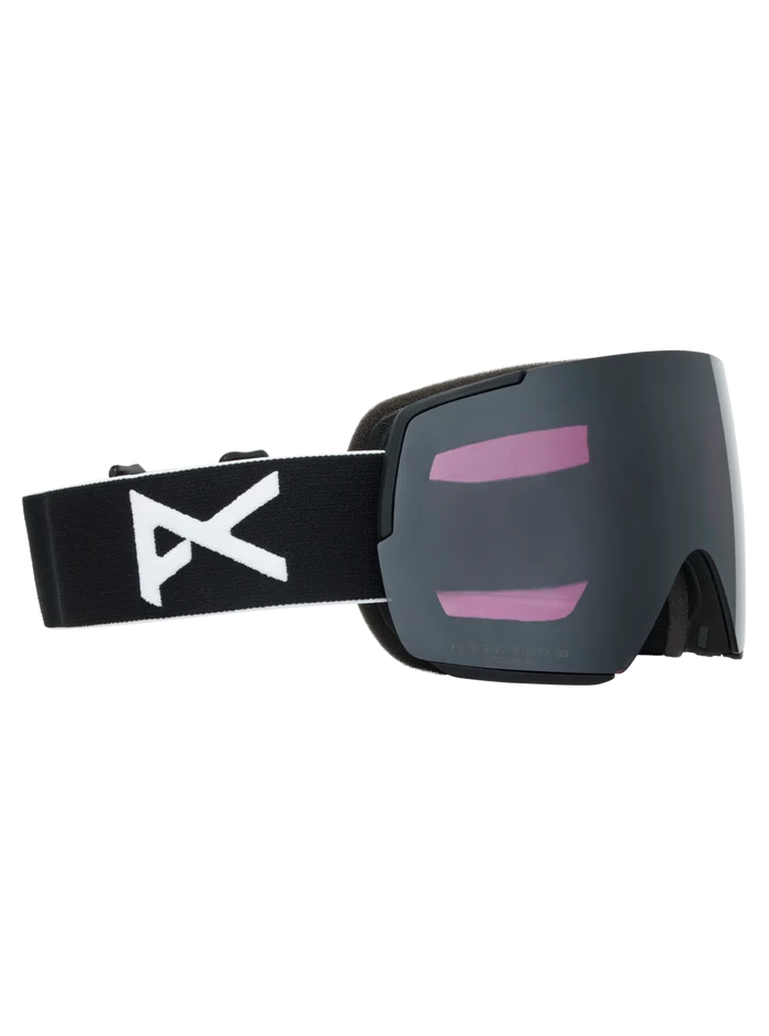 Product image of Anon M5S Goggles + Polarized Perceive Lens[Variant:Frame: Black, Lens: Perceive Sunny Polarized Onyx (10% / S3), Spare Lens: Perceive Variable Violet (34% / S2)]