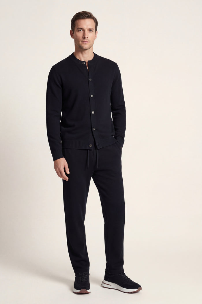 Arlino Buttoned Set Black