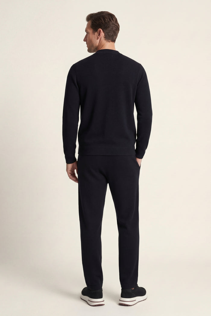 Arlino Buttoned Set Black