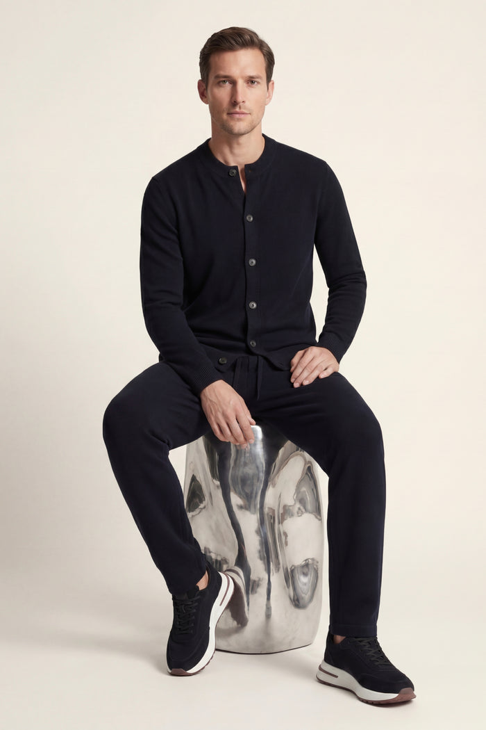 Arlino Buttoned Set Black