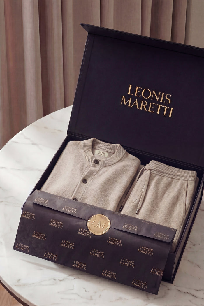 Arlino Buttoned Set Camel