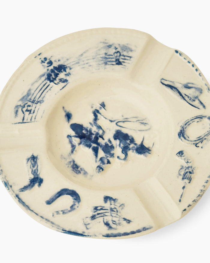 Ash Tray Blue