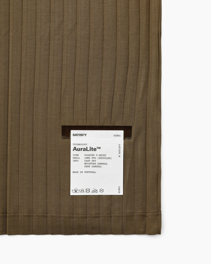 Auralite™ Pleated T-Shirt W Olive