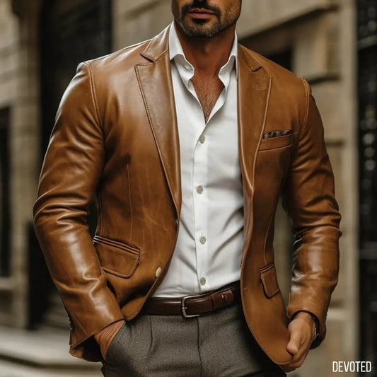 Avenger Blazer - SALE Tan - Nappa Leather