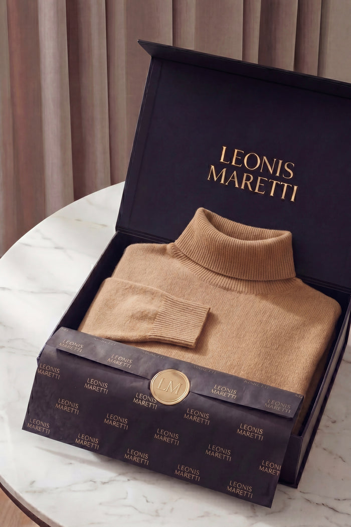 Avenzo Cashmere Turtleneck Brown