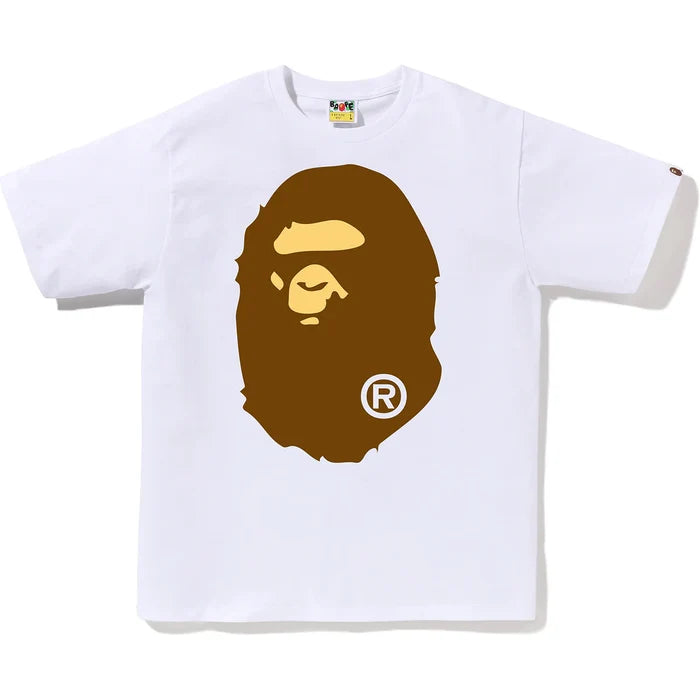 Bape - APE Tee Head  - White