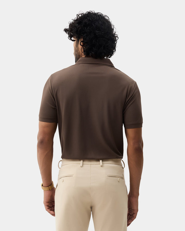 Bear Brown TechPro Printed Polo - Himani