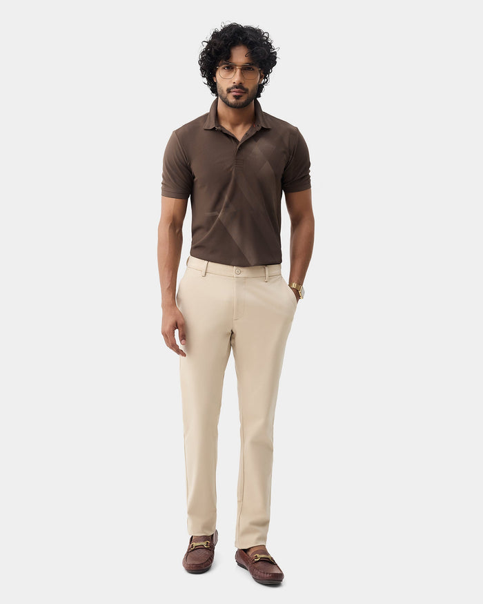 Bear Brown TechPro Printed Polo - Himani