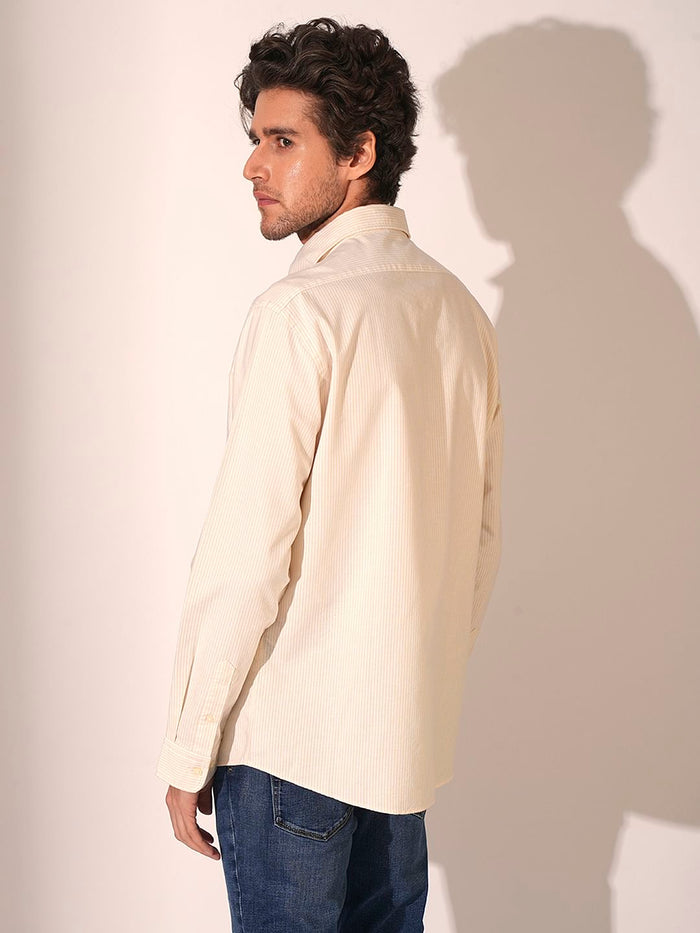 Beige Oxford Shirt