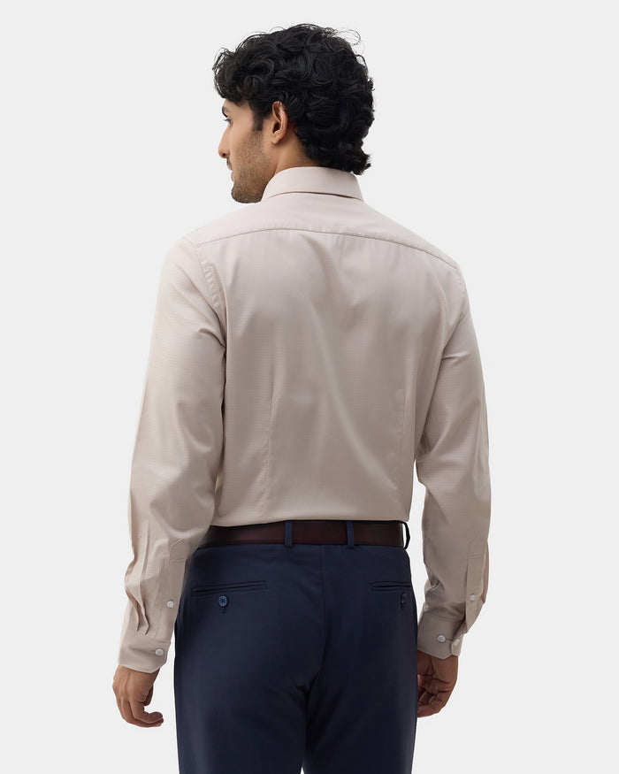 Beige Textured Shirt - Derek