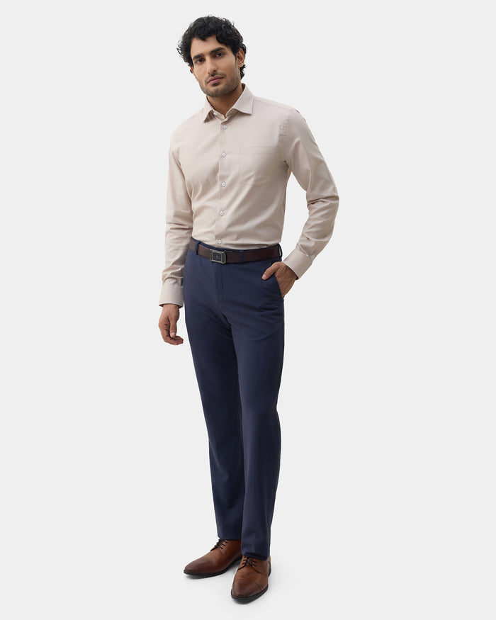 Beige Textured Shirt - Derek