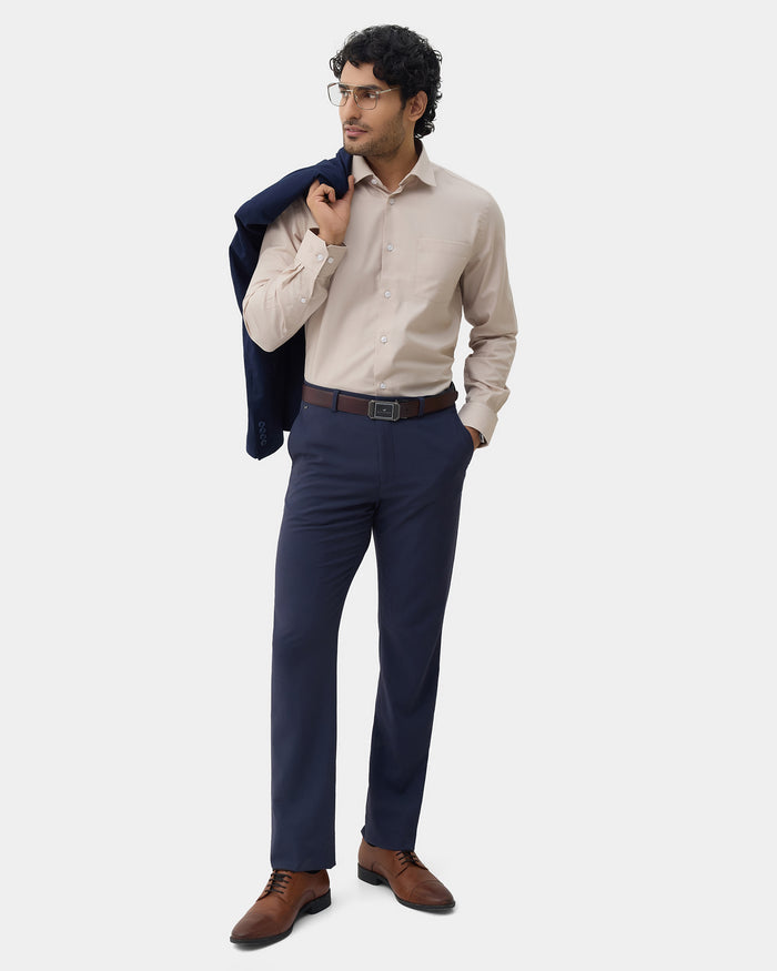 Beige Textured Shirt - Derek