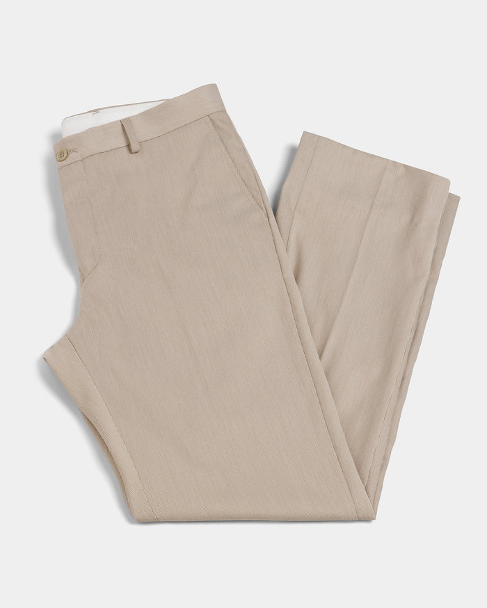 Beige Textured Trouser - Edox