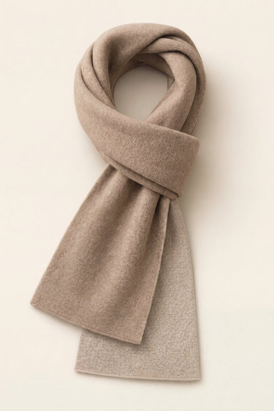 Belluno Reversible Scarf Beige