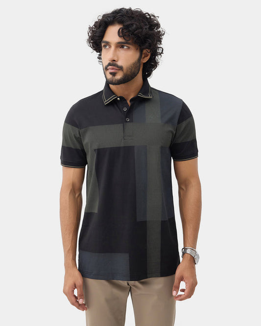 SHORT SLEEVE SLIM FIT PRINT T-SHIRT