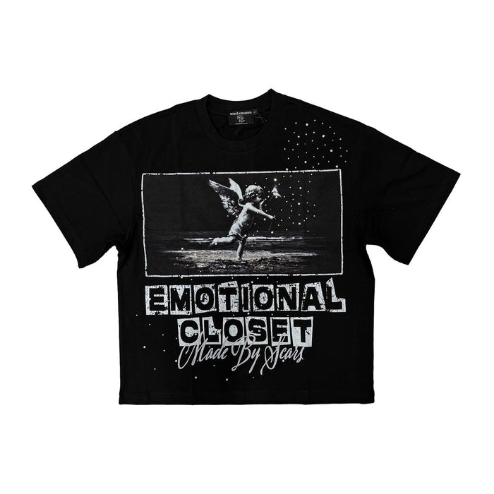Black “scar” Tee