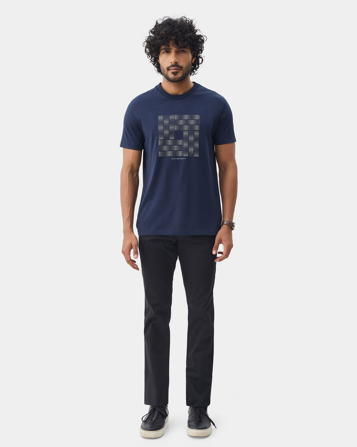 Black Solid Khakis - Sinai