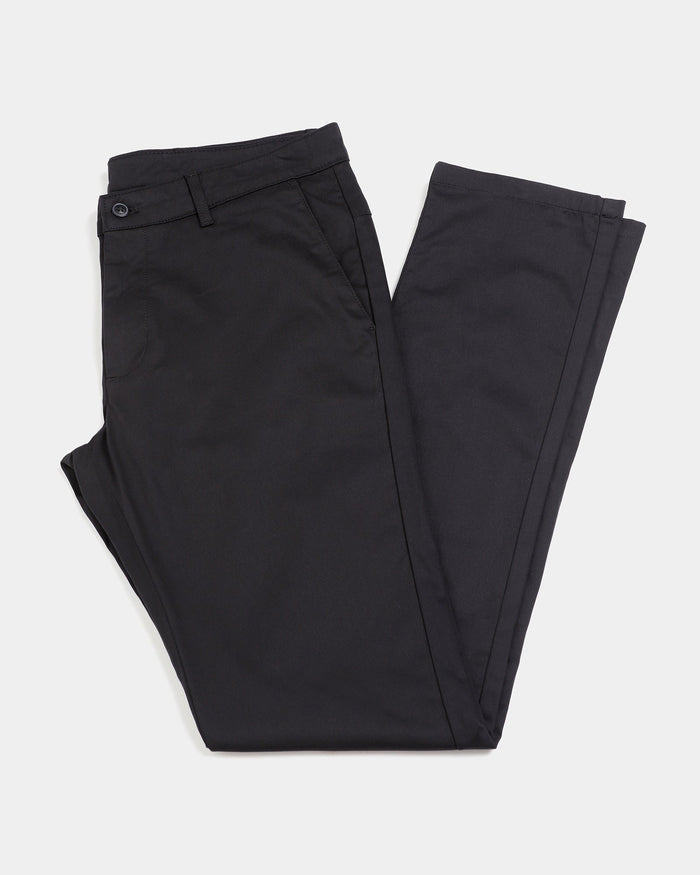 Black Solid Khakis - Sinai