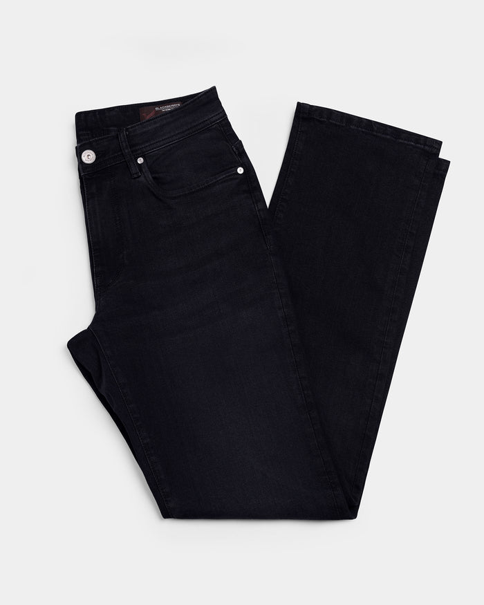 Black Super Clean Straight Comfort Jeans - Igor