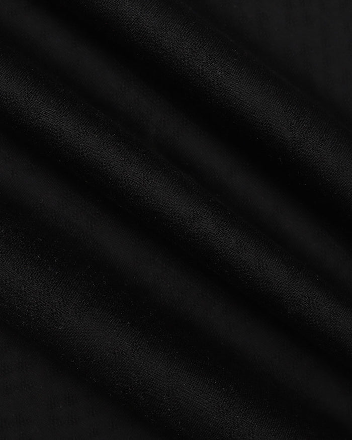 Black Textured Polo - Min Jun