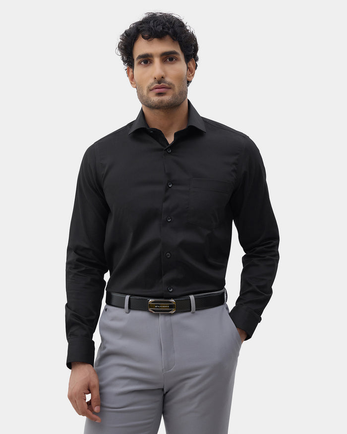 Black Textured Shirt - Klas