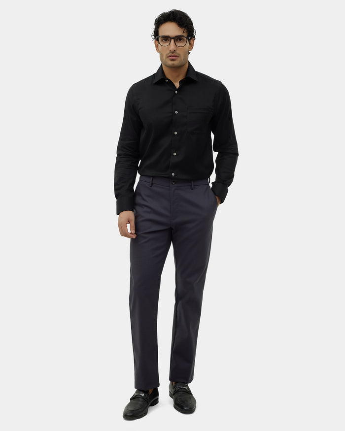 Black Textured Shirt - Twix